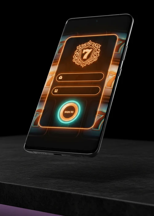 Secure login interface of Bet123 Casino displaying email and password fields, with enhanced security features and player data protection.